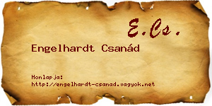Engelhardt Csanád névjegykártya